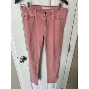 Joes jeans salmon color or light red ankle straight size 29 cotton made in USA